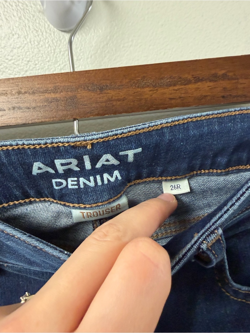 Ariat Kelsea Trouser Wide Leg Jean Size 26 - Picture 6 of 6